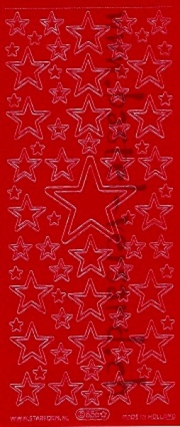 Sticker Sterne (856) rot