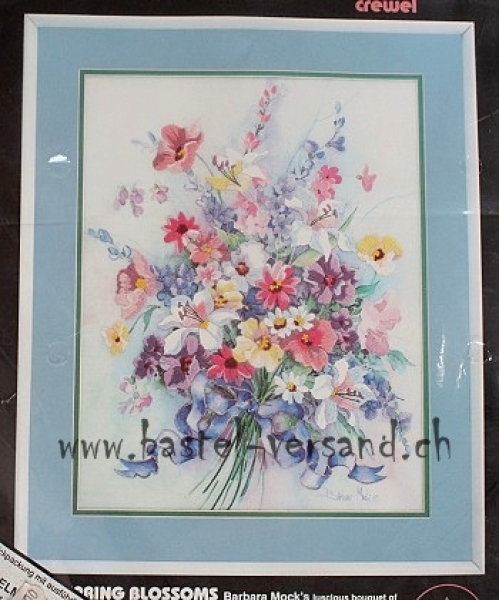 Stickpackung Blumenstrauss