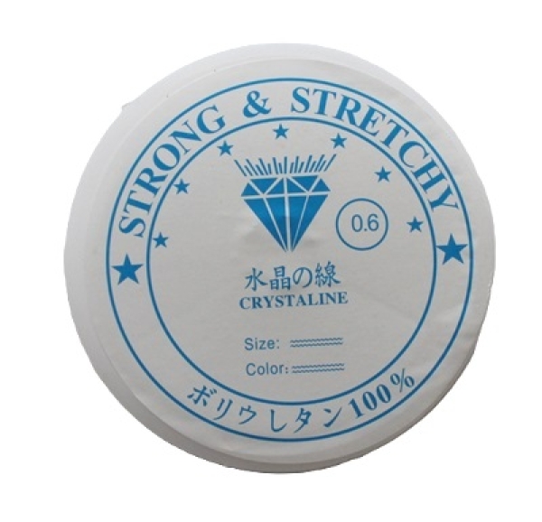 Elastischer Faden transparent 0.6mm