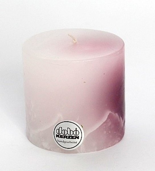 Stumpenkerze rosa