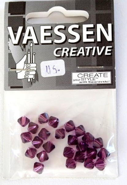 Swarovski Perlen 6mm amehtyst