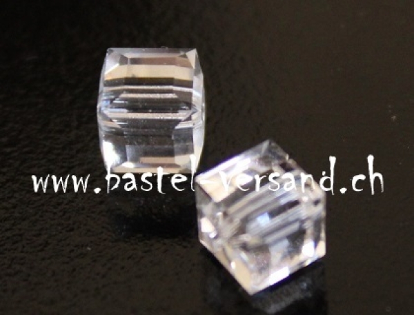 Glasperlen "Würfel" (Swarovski)