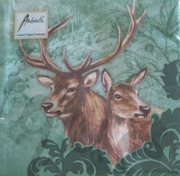 Serviette deer couple