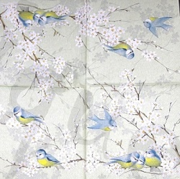 Serviette meisli grün