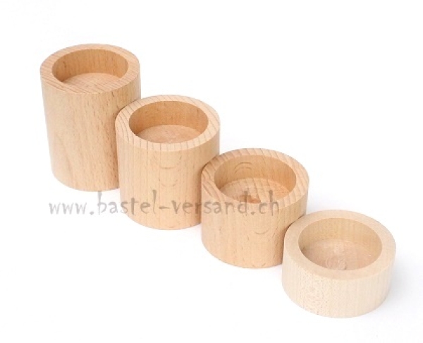 Holzteelichthalter (klein)