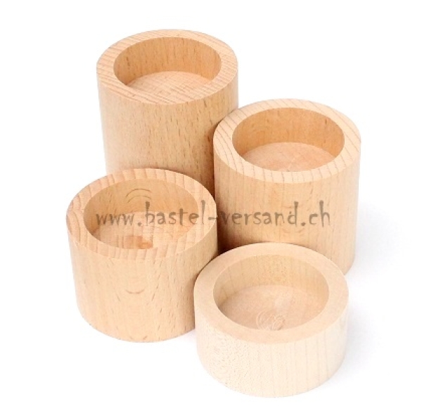 Holzteelichthalter (klein)