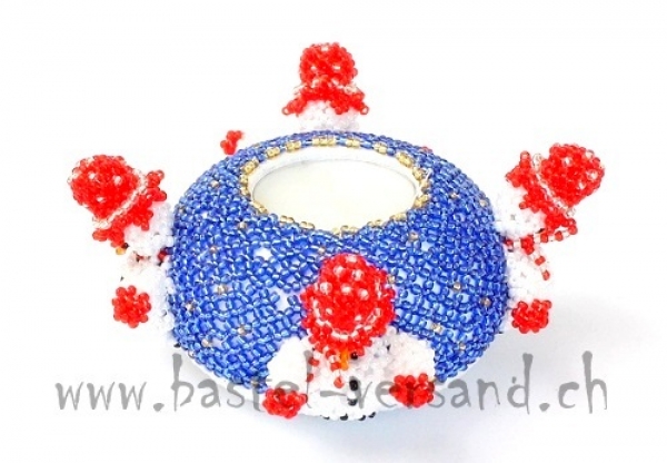 Teelichthalter Schneemann