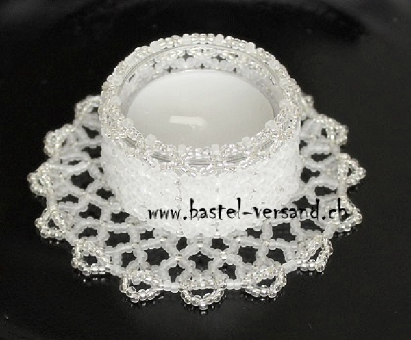 Teelichthalter "Sofie" weiss