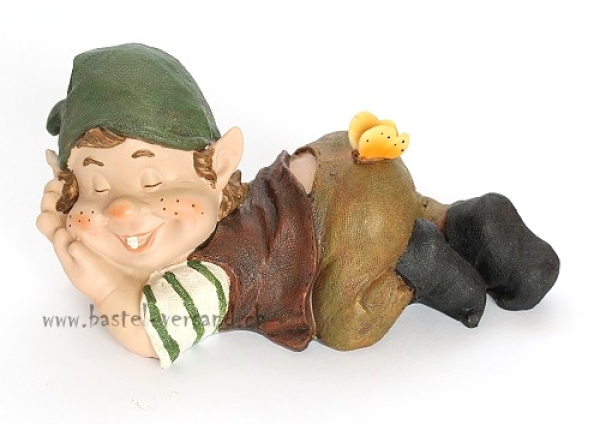 Troll mit Schmetterling