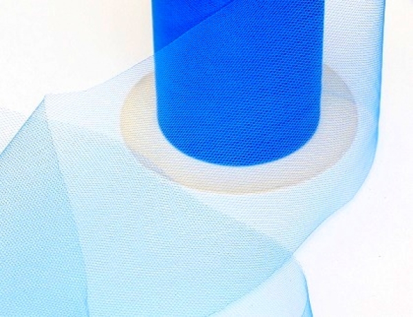 Tüll 10cm blau