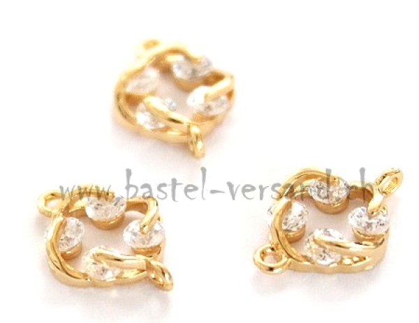 Verbindungsteil rund mit 2 Ösen