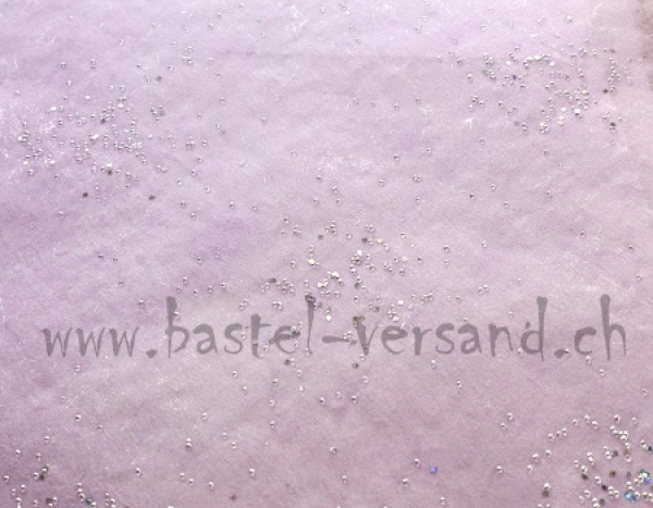 Vlies mit Glitter lila