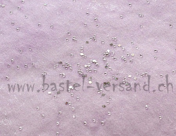 Vlies mit Glitter lila