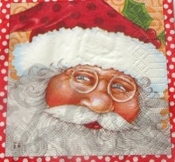 Serviette weihnachtsmann