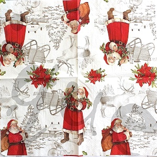 Serviette welcome santa (2Stk.)