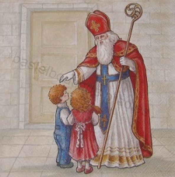 Serviette sankt nikolaus