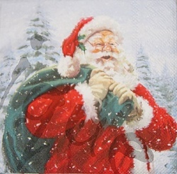 Serviette weihnachtsmann (2Stk.)