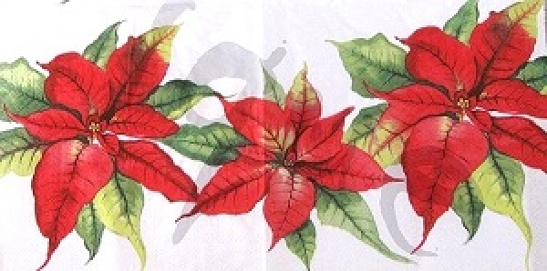 Serviette weihnachtsstern