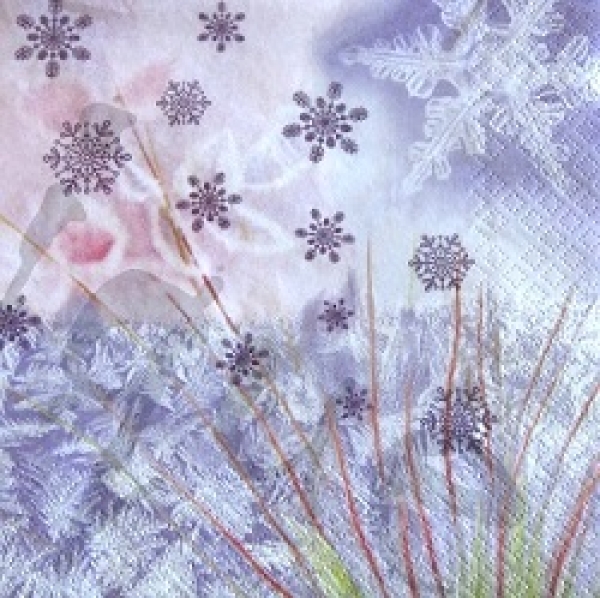Serviette frozen chrystals
