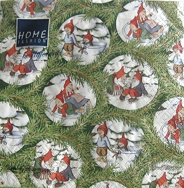 Serviette x-mas balls