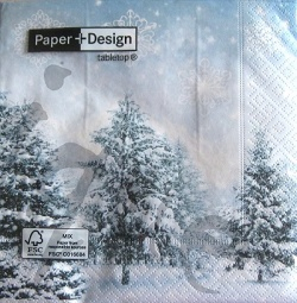 Serviette silent winter