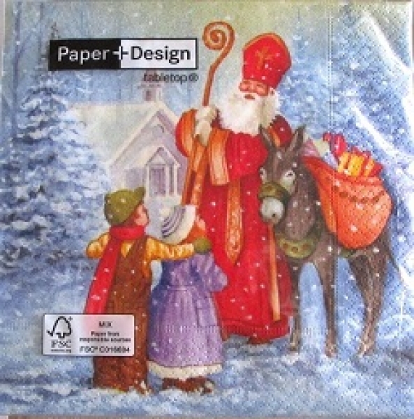 Serviette saint nicholas