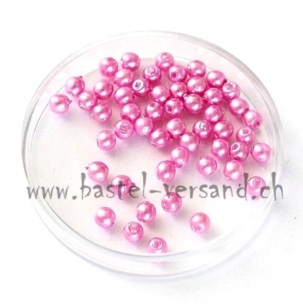 Wachsperle 3mm rosa