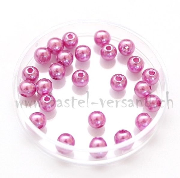 Wachsperle 5mm fuchsia