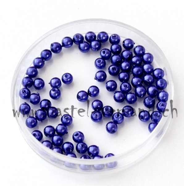 Wachsperle 3mm blauviolett