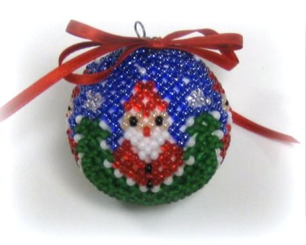 Kugel Weihnachtsmann 4,5cm