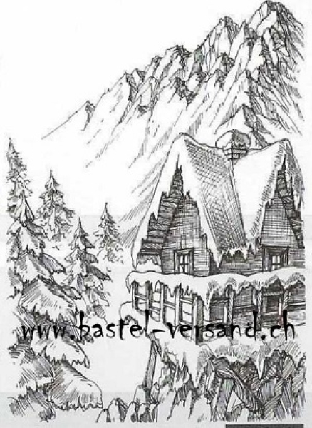 Nellie's Clear Stamp Winter 2