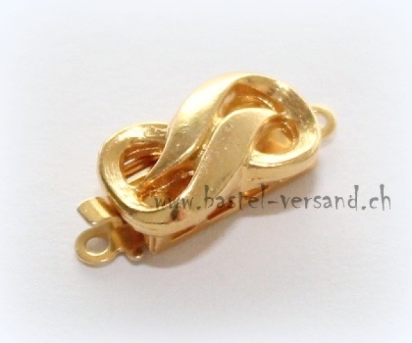 Zierverschluss "Schlaufe" goldfarbig
