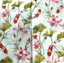 Serviette koi and waterlily