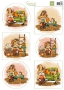 Schnittbogen Gnomes Pumpkins