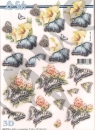 3D Stanzbogen Schmetterlinge