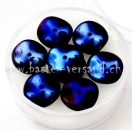 Ripple Beads 12mm schwarzblau bedampft