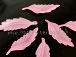Acryl Blatt 5,5 x 1,8cm rosa