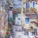 Serviette basking in summer's sun