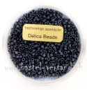 Delica Beads 2mm metallic blue matt