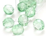 Glasfacettenperle 12mm grün