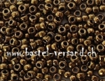 Toho Rocailles-Perlen 9/0 antik gold 5053