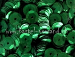 Schüsselpailletten 6mm grasgrün matt