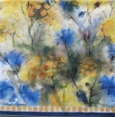 Serviette golden buttons and chicory