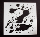 Schablone "Farbflecken"